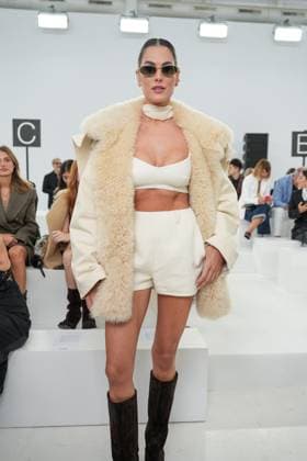 Milan, Milan Women s Fashion Week Spring Summer 2026 - Women s Fashion, Spring Summer 2026 - Ermanno Scervino fashion show - arrivals in the photo: Francesca Sofia Novello  Copyright: xRiccardoxGIordanox xipa-agency.netx xRiccardoxGiordano IPAx IPA_Agency_IPA65816867