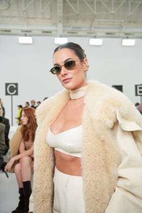 Milan, Milan Women s Fashion Week Spring Summer 2026 - Women s Fashion, Spring Summer 2026 - Ermanno Scervino fashion show - arrivals in the photo: Francesca Sofia Novello  Copyright: xRiccardoxGIordanox xipa-agency.netx xRiccardoxGiordano IPAx IPA_Agency_IPA65816896
