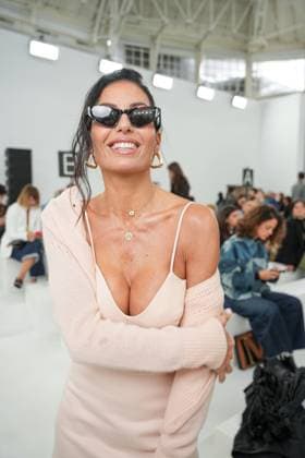 Milan, Milan Women s Fashion Week Spring Summer 2026 - Women s Fashion, Spring Summer 2026 - Ermanno Scervino fashion show - arrivals in the photo: guest  Copyright: xRiccardoxGIordanox xipa-agency.netx xRiccardoxGiordano IPAx IPA_Agency_IPA65816981