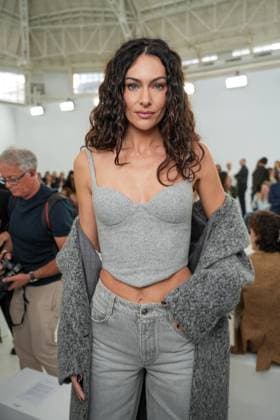 Milan, Milan Women s Fashion Week Spring Summer 2026 - Women s Fashion, Spring Summer 2026 - Ermanno Scervino fashion show - arrivals in the photo: Paola Turani  Copyright: xRiccardoxGIordanox xipa-agency.netx xRiccardoxGiordano IPAx IPA_Agency_IPA65817138
