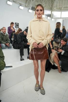 Milan, Milan Women s Fashion Week Spring Summer 2026 - Women s Fashion, Spring Summer 2026 - Ermanno Scervino fashion show - arrivals in the photo: Olivia Palermo  Copyright: xRiccardoxGIordanox xipa-agency.netx xRiccardoxGiordano IPAx IPA_Agency_IPA65817149