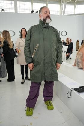 Milan, Milan Women s Fashion Week Spring Summer 2026 - Women s Fashion, Spring Summer 2026 - Ermanno Scervino fashion show - arrivals in the photo: Simone Guidarelli  Copyright: xRiccardoxGIordanox xipa-agency.netx xRiccardoxGiordano IPAx IPA_Agency_IPA65816541