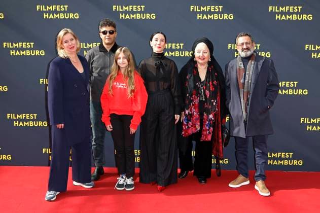 Dorothe Beinemeier, Ameer Fakher Eldin, guest, Sibel Kekilli, Hanna Schygulla and Georges Khabbaz at the premiere of the film Yunan at the 33 Filmfest Hamburg 2025 at Cinemaxx Dammtor Hamburg, 27 09 2025 Foto:xC.xTamckex xFuturexImagex yunan_5901