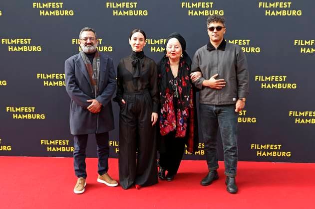 Georges Khabbaz, Sibel Kekilli, Hanna Schygulla and Ameer Fakher Eldin at the premiere of the film Yunan at the 33 Filmfest Hamburg 2025 at Cinemaxx Dammtor Hamburg, 27 09 2025 Foto:xC.xTamckex xFuturexImagex yunan_5905