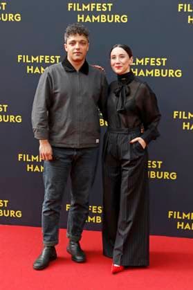 Ameer Fakher Eldin and Sibel Kekilli at the premiere of the film Yunan at the 33 Filmfest Hamburg 2025 at Cinemaxx Dammtor Hamburg, 27 09 2025 Foto:xC.xTamckex xFuturexImagex yunan_5909
