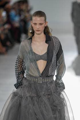 Milan, Milan Women s Fashion Week Spring Summer 2026 - Women s Fashion, Spring Summer 2026 - Ermanno Scervino fashion show - catwalk in the photo: Model  Copyright: xRiccardoxGIordanox xipa-agency.netx xRiccardoxGiordano IPAx IPA_Agency_IPA65817291