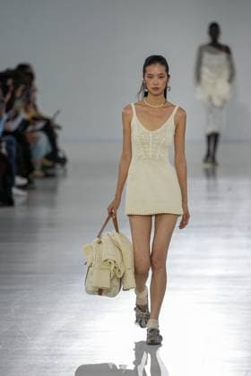Milan, Milan Women s Fashion Week Spring Summer 2026 - Women s Fashion, Spring Summer 2026 - Ermanno Scervino fashion show - catwalk in the photo: Model  Copyright: xRiccardoxGIordanox xipa-agency.netx xRiccardoxGiordano IPAx IPA_Agency_IPA65817350