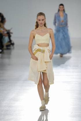 Milan, Milan Women s Fashion Week Spring Summer 2026 - Women s Fashion, Spring Summer 2026 - Ermanno Scervino fashion show - catwalk in the photo: Model  Copyright: xRiccardoxGIordanox xipa-agency.netx xRiccardoxGiordano IPAx IPA_Agency_IPA65817378