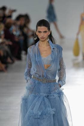 Milan, Milan Women s Fashion Week Spring Summer 2026 - Women s Fashion, Spring Summer 2026 - Ermanno Scervino fashion show - catwalk in the photo: Model  Copyright: xRiccardoxGIordanox xipa-agency.netx xRiccardoxGiordano IPAx IPA_Agency_IPA65817391