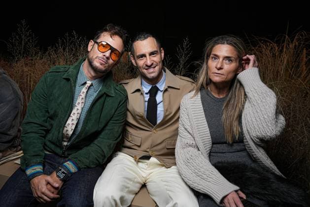 Milan, Italy: Milan, Milan Women s Fashion Week Spring Summer 2026 - Women s Fashion, Spring Summer 2026 - Luisa Spagnoli fashion show - arrivals in the photo: Jean Georges D Orazio Paolo Stella Milan Italy  - ZUMAp169 20250927_zea_p169_228 Copyright: xRiccardoxGIordanox