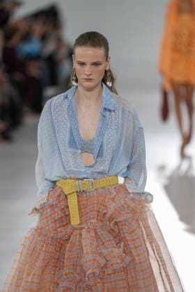 Milan, Milan Women s Fashion Week Spring Summer 2026 - Women s Fashion, Spring Summer 2026 - Ermanno Scervino fashion show - catwalk in the photo: Model  Copyright: xRiccardoxGIordanox xipa-agency.netx xRiccardoxGiordano IPAx IPA_Agency_IPA65817454