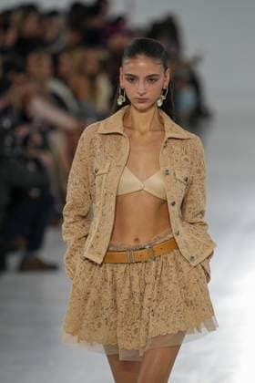 Milan, Milan Women s Fashion Week Spring Summer 2026 - Women s Fashion, Spring Summer 2026 - Ermanno Scervino fashion show - catwalk in the photo: Model  Copyright: xRiccardoxGIordanox xipa-agency.netx xRiccardoxGiordano IPAx IPA_Agency_IPA65817549
