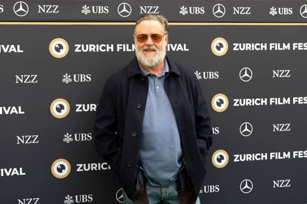 Russell Crowe at the premiere of the feature film Nuremberg Nürnberg at the 21 Zurich Film Festival 2025 in the Kongresssaal Zurich, 27 09 2025 Foto:xA.xRaemyx xFuturexImagex crowe_5917