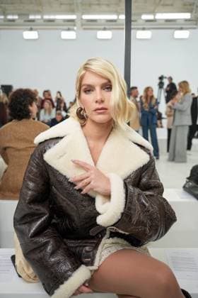 Milan, Milan Women s Fashion Week Spring Summer 2026 - Women s Fashion, Spring Summer 2026 - Ermanno Scervino fashion show - arrivals in the photo: Isabella Santoni  Copyright: xRiccardoxGIordanox xipa-agency.netx xRiccardoxGiordano IPAx IPA_Agency_IPA65816709