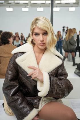 Milan, Milan Women s Fashion Week Spring Summer 2026 - Women s Fashion, Spring Summer 2026 - Ermanno Scervino fashion show - arrivals in the photo: Isabella Santoni  Copyright: xRiccardoxGIordanox xipa-agency.netx xRiccardoxGiordano IPAx IPA_Agency_IPA65816717