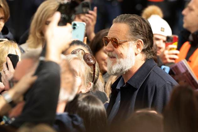 Russell Crowe at the premiere of the feature film Nuremberg Nürnberg at the 21 Zurich Film Festival 2025 in the Kongresssaal Zurich, 27 09 2025 Foto:xA.xRaemyx xFuturexImagex crowe_5921