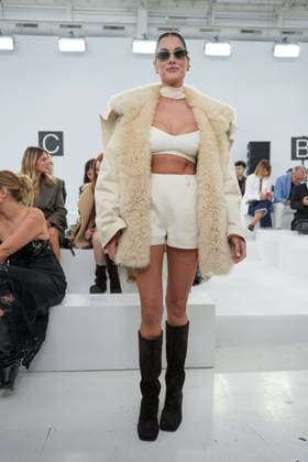 Milan, Milan Women s Fashion Week Spring Summer 2026 - Women s Fashion, Spring Summer 2026 - Ermanno Scervino fashion show - arrivals in the photo: Francesca Sofia Novello  Copyright: xRiccardoxGIordanox xipa-agency.netx xRiccardoxGiordano IPAx IPA_Agency_IPA65816852