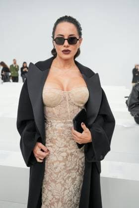 Milan, Milan Women s Fashion Week Spring Summer 2026 - Women s Fashion, Spring Summer 2026 - Ermanno Scervino fashion show - arrivals in the photo: Paola Iezzi  Copyright: xRiccardoxGIordanox xipa-agency.netx xRiccardoxGiordano IPAx IPA_Agency_IPA65816656