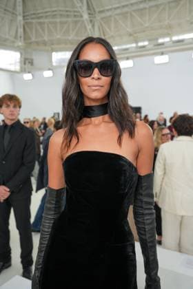 Milan, Milan Women s Fashion Week Spring Summer 2026 - Women s Fashion, Spring Summer 2026 - Ermanno Scervino fashion show - arrivals in the photo: Chantal Monaghan  Copyright: xRiccardoxGIordanox xipa-agency.netx xRiccardoxGiordano IPAx IPA_Agency_IPA65816674