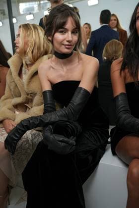 Milan, Milan Women s Fashion Week Spring Summer 2026 - Women s Fashion, Spring Summer 2026 - Ermanno Scervino fashion show - arrivals in the photo: Mara Lafontan  Copyright: xRiccardoxGIordanox xipa-agency.netx xRiccardoxGiordano IPAx IPA_Agency_IPA65817101