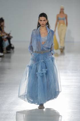 Milan, Milan Women s Fashion Week Spring Summer 2026 - Women s Fashion, Spring Summer 2026 - Ermanno Scervino fashion show - catwalk in the photo: Model  Copyright: xRiccardoxGIordanox xipa-agency.netx xRiccardoxGiordano IPAx IPA_Agency_IPA65817384