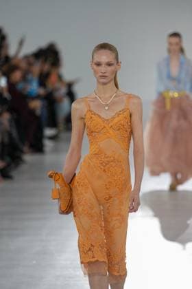 Milan, Milan Women s Fashion Week Spring Summer 2026 - Women s Fashion, Spring Summer 2026 - Ermanno Scervino fashion show - catwalk in the photo: Model  Copyright: xRiccardoxGIordanox xipa-agency.netx xRiccardoxGiordano IPAx IPA_Agency_IPA65817442