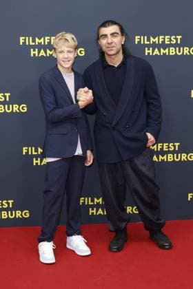 Jasper Billerbeck and Fatih Akin at the Amrum Film Premiere on 27 09 2025 as part of the 33 Filmfest in Hamburg Diane Krugers öAmrum film premiere at the Filmfest in Hamburg