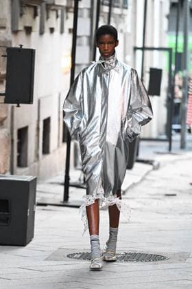 Milan, Italy: Milan, Milan Women s Fashion Week Spring Summer 2026 - Women s Fashion, Spring Summer 2026. - MSGM fashion show - catwalk - photo: model Milan Italy  - ZUMAp169 20250927_zea_p169_824 Copyright: xSimonaxChiocciax