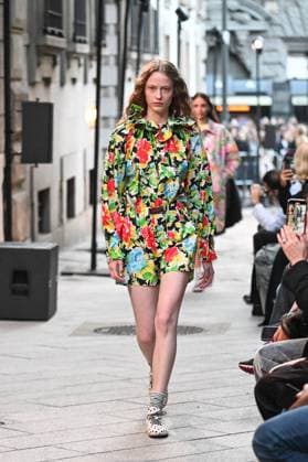 Milan, Italy: Milan, Milan Women s Fashion Week Spring Summer 2026 - Women s Fashion, Spring Summer 2026. - MSGM fashion show - catwalk - photo: model Milan Italy  - ZUMAp169 20250927_zea_p169_839 Copyright: xSimonaxChiocciax