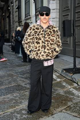 Milan, Milan Women s Fashion Week Spring Summer 2026 - Women s Fashion, Spring Summer 2026 - MSGM fashion show - guests - photo: Koran Madi  Copyright: xSimonaxChiocciax xipa-agency.netx xFotosickix IPA_Agency_IPA65843781