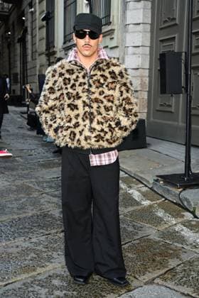 Milan, Milan Women s Fashion Week Spring Summer 2026 - Women s Fashion, Spring Summer 2026 - MSGM fashion show - guests - photo: Koran Madi  Copyright: xSimonaxChiocciax xipa-agency.netx xFotosickix IPA_Agency_IPA65843785