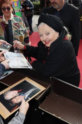 Filmfest Hamburg Hanna Schygulla, Premiere film Yunan at the Filmfest Hamburg in front of the Cinemaxx Dammtor, Hamburg, 27 09 2025 Copyright: xEventpressxBecherx