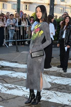 Milan, Milan Women s Fashion Week Spring Summer 2026 - Women s Fashion, Spring Summer 2026 - MSGM fashion show - guests - photo: guest  Copyright: xSimonaxChiocciax xipa-agency.netx xFotosickix IPA_Agency_IPA65843843