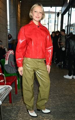 Milan, Milan Women s Fashion Week Spring Summer 2026 - Women s Fashion, Spring Summer 2026 - MSGM fashion show - guests - photo: Violet Atkinson  Copyright: xSimonaxChiocciax xipa-agency.netx xFotosickix IPA_Agency_IPA65843870