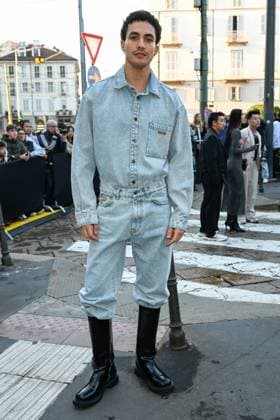 Milan, Milan Women s Fashion Week Spring Summer 2026 - Women s Fashion, Spring Summer 2026 - MSGM fashion show - guests - photo: Mario Russo  Copyright: xSimonaxChiocciax xipa-agency.netx xFotosickix IPA_Agency_IPA65843881