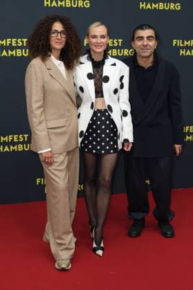Filmfest Hamburg Malika Rabahallah, Diane Kruger, Fatih Akin, Premiere of the film AMRUM at the Filmfest Hamburg at Cinemaxx Dammtor, Hamburg, 27 09 2025 Copyright: xEventpressxBecherx