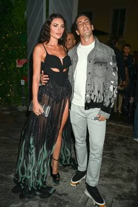 Milan, Milan Women s Fashion Week Spring Summer 2026 - Women s Fashion, Spring Summer 2026. - Philipp Plein fashion show - photo guests: Valentina Pesce  Copyright: xSimonaxChiocciax xipa-agency.netx xFotosickix IPA_Agency_IPA65845374
