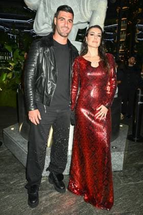 Milan, Milan Women s Fashion Week Spring Summer 2026 - Women s Fashion, Spring Summer 2026. - Philipp Plein fashion show - photo guests: Clarissa Marchese, Federico Gregucci  Copyright: xSimonaxChiocciax xipa-agency.netx xFotosickix IPA_Agency_IPA65845393