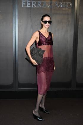 Milan, Milan Women s Fashion Week Spring Summer 2026 - Women s Fashion, Spring Summer 2026 - Ferragamo fashion show - guests - photo: Gabrielle Caunesil  Copyright: xSimonaxChiocciax xipa-agency.netx xFotosickix IPA_Agency_IPA65846608