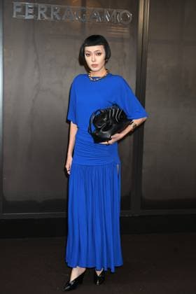 Milan, Milan Women s Fashion Week Spring Summer 2026 - Women s Fashion, Spring Summer 2026 - Ferragamo fashion show - guests - photo: Kiwi Lee Han  Copyright: xSimonaxChiocciax xipa-agency.netx xFotosickix IPA_Agency_IPA65846622