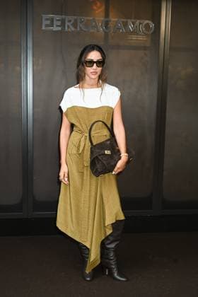Milan, Milan Women s Fashion Week Spring Summer 2026 - Women s Fashion, Spring Summer 2026 - Ferragamo fashion show - guests - photo: Tamara Kalinic  Copyright: xSimonaxChiocciax xipa-agency.netx xFotosickix IPA_Agency_IPA65846628