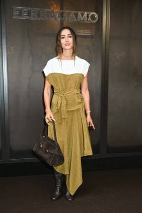 Milan, Milan Women s Fashion Week Spring Summer 2026 - Women s Fashion, Spring Summer 2026 - Ferragamo fashion show - guests - photo: Tamara Kalinic  Copyright: xSimonaxChiocciax xipa-agency.netx xFotosickix IPA_Agency_IPA65846629
