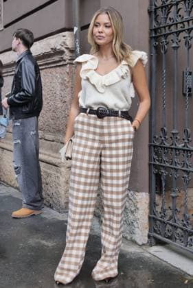 Milan, Milan Women s Fashion Week Spring Summer 2026 - Women s Fashion, Spring Summer 2026 - Luisa Spagnoli fashion show - arrivals - In the photo: guest  Copyright: xLucaxPontix xipa-agency.netx xLucaPonti IpaAgencyx IPA_Agency_IPA65846788
