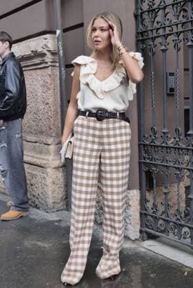 Milan, Milan Women s Fashion Week Spring Summer 2026 - Women s Fashion, Spring Summer 2026 - Luisa Spagnoli fashion show - arrivals - In the photo: guest  Copyright: xLucaxPontix xipa-agency.netx xLucaPonti IpaAgencyx IPA_Agency_IPA65846789