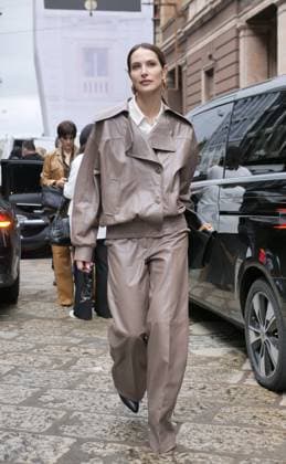 Milan, Milan Women s Fashion Week Spring Summer 2026 - Women s Fashion, Spring Summer 2026 - Luisa Spagnoli fashion show - arrivals - In the photo: guest  Copyright: xLucaxPontix xipa-agency.netx xLucaPonti IpaAgencyx IPA_Agency_IPA65846790