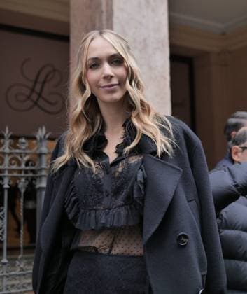 Milan, Milan Women s Fashion Week Spring Summer 2026 - Women s Fashion, Spring Summer 2026 - Luisa Spagnoli fashion show - arrivals - In the photo: guest  Copyright: xLucaxPontix xipa-agency.netx xLucaPonti IpaAgencyx IPA_Agency_IPA65846818