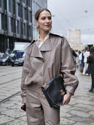 Milan, Milan Women s Fashion Week Spring Summer 2026 - Women s Fashion, Spring Summer 2026 - Luisa Spagnoli fashion show - arrivals - In the photo: guest  Copyright: xLucaxPontix xipa-agency.netx xLucaPonti IpaAgencyx IPA_Agency_IPA65846821