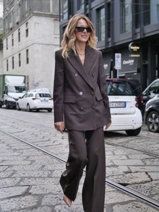 Milan, Milan Women s Fashion Week Spring Summer 2026 - Women s Fashion, Spring Summer 2026 - Luisa Spagnoli fashion show - arrivals - In the photo: guest  Copyright: xLucaxPontix xipa-agency.netx xLucaPonti IpaAgencyx IPA_Agency_IPA65846906
