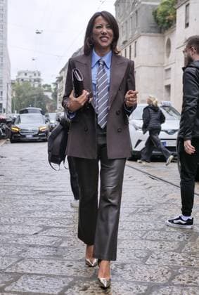 Milan, Milan Women s Fashion Week Spring Summer 2026 - Women s Fashion, Spring Summer 2026 - Luisa Spagnoli fashion show - arrivals - In the photo: guest  Copyright: xLucaxPontix xipa-agency.netx xLucaPonti IpaAgencyx IPA_Agency_IPA65847168