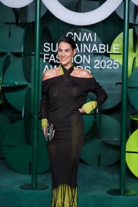 Milan, Milan Women s Fashion Week Spring Summer 2026 - Women s Fashion, Spring Summer 2026 - CNMI Sustainable Fashion Awards 2025 at Teatro alla Scala - Guest Arrivals Photocall. Pictured: Francesca Sofia Novello  Copyright: xAlessandroxBremecx xipa-agency.netx xx IPA_Agency_IPA65848805